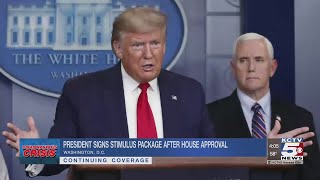 Trump signs historic $2 trillion stimulus package that will provide payments to most Americans