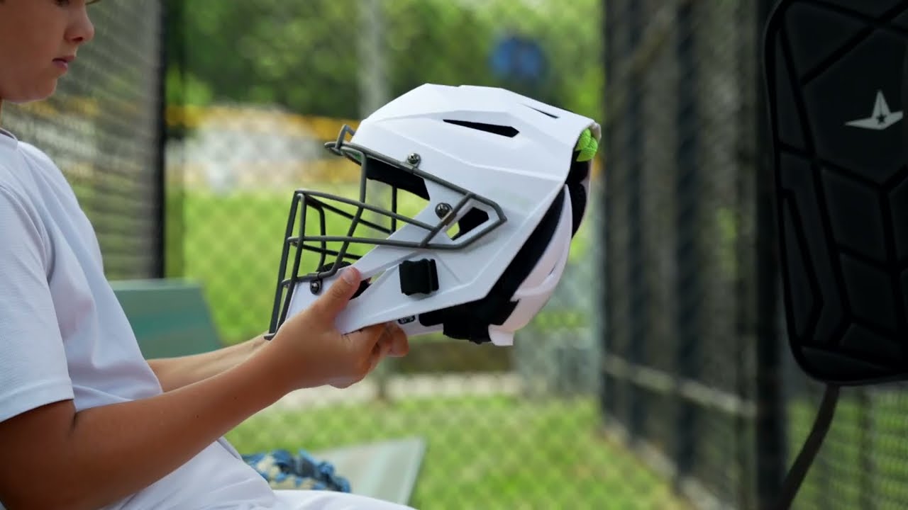 all star football helmet visor Adult Player Series Catcher's Royal The new SHOC Zero All Star Heiress Catchers Mask