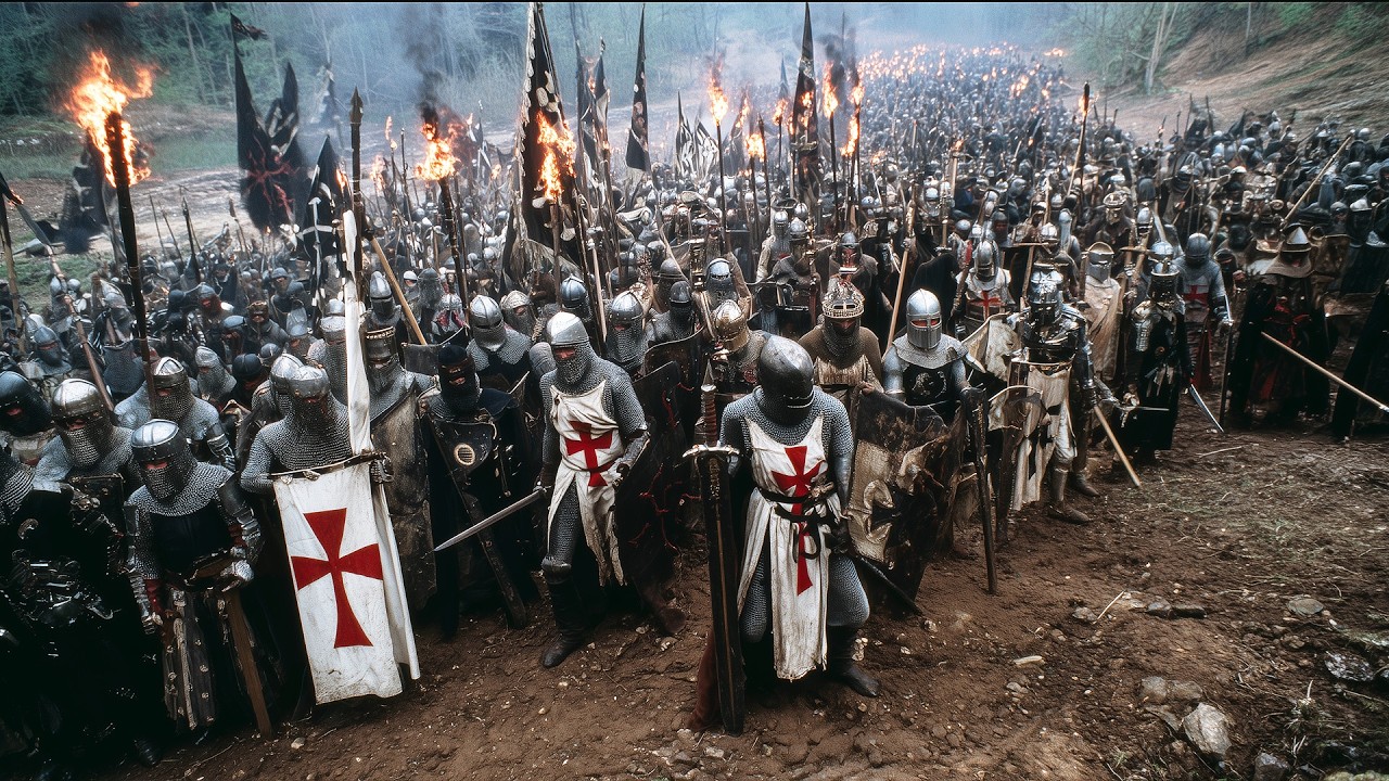 Багряный Крест Марширует Снова | Эпический Тамплиерский Военный Напев ⚔️🔥