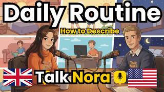 How to Describe Your Daily Routine in English | English Conversation Practice