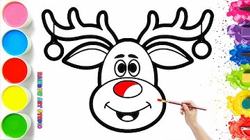 🦌✨ How To Draw an Adorable Little Reindeer | Easy Step By Step Tutorial #33