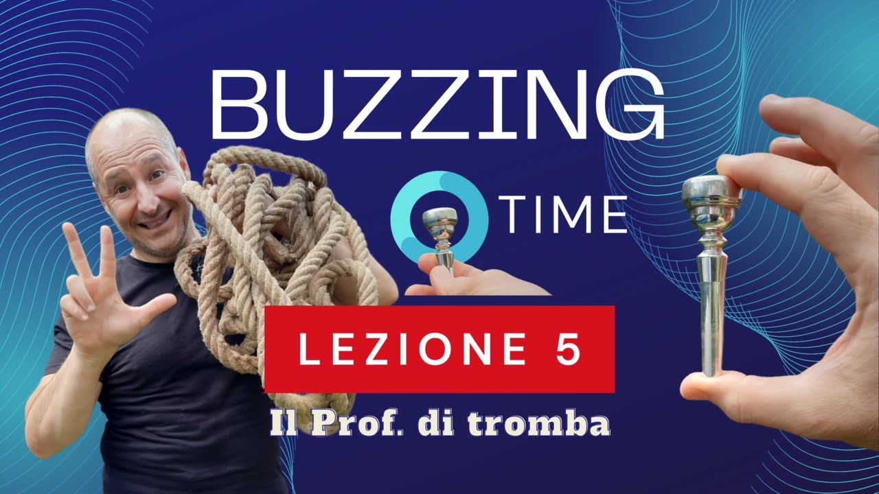 BUZZING studio del LEGATO: ESERCIZIO PROGRESSIVO con TRE SUONI (Lez.5) | Il Prof. di tromba