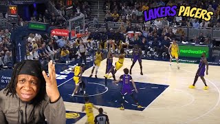 REACTING TO Los Angeles Lakers vs Indiana Pacers - Full Game Highlights