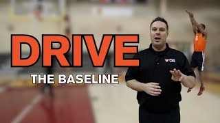 Basketball Drill to Drive the Baseline