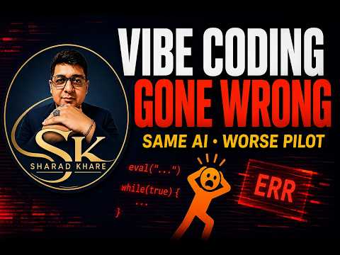 Vibe Coding Gone Wrong: Why Your AI Code Breaks (Silent Explainer) | Datacode With Sharad