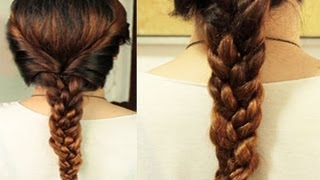 Fall Twist Braided Braids Hair Tutorial