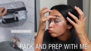 PACK AND PREP WITH ME FOR DUBAI *pure chaos* | Meg Branch