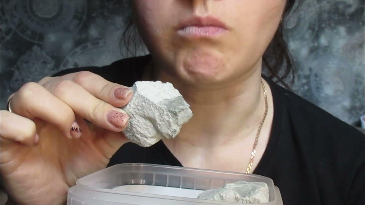ASMR Blue Uzbek clay ~ Асмр Голубая Узбекская глина - YouTube