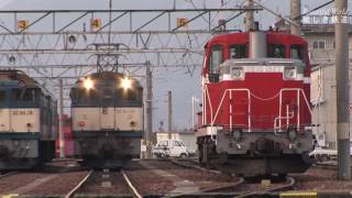 EF64形電気機関車 更新機(51号機),国鉄色(45号機,78号機)他 JR貨物塩尻機関区篠ノ井派出 2005年頃 HDV 878