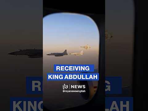 Pakistani Fighters Jets Escort King Abdullah II S Plane Ahead Of His Arrival