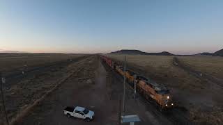 Celebrity Union Pacific Double Stack Container Train Carrizozo New Mexico Wealth
