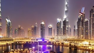 DUBAI FOUNTAIN SHOW | BURJ KHALIFA FOUNTAIN SHOW | VIDEO SHOT FROM BURJ KHALIFA