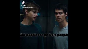 first video!! Newt and Thomas before and after newt died.