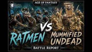 Ratmen vs Mummified Undead | Age of Fantasy Skirmish AI Mode Battle Report