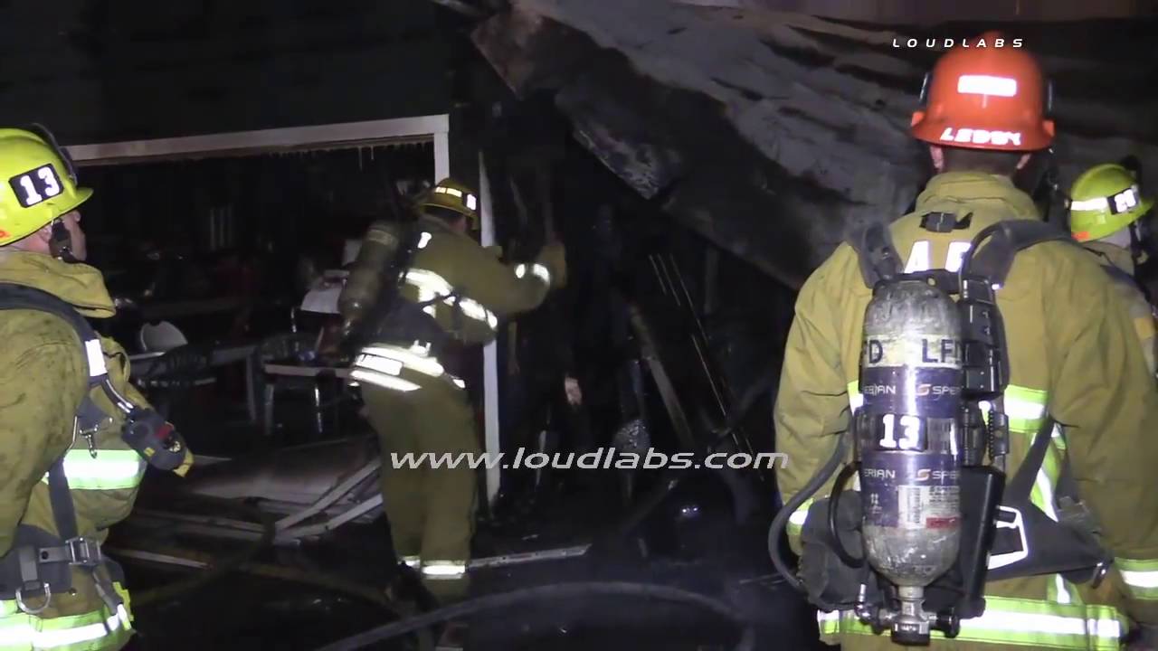 Residential Auto Repair Fire / Harvard Heights RAW FOOTAGE YouTube