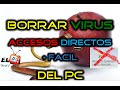 Como ELIMINAR VIRUS ACCESOS Directos del COMPUTADOR  .trashes + "OCULTA Carpetas"