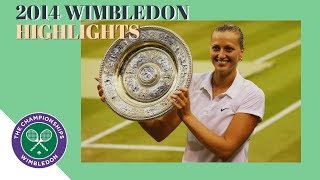 Petra Kvitova vs Eugenie Bouchard - 2014 Wimbledon Final Highlights