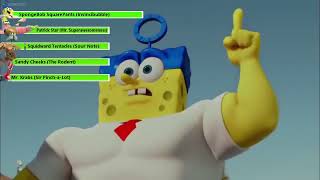 The SpongeBob Movie: Sponge Out of Water (2015) Final Battle with healthbars