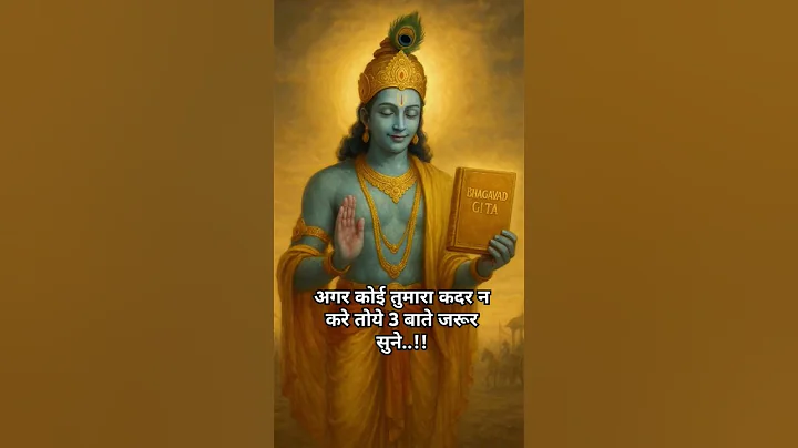 If no one appreciates you…remember these 3 things. #krishna #motivation #chanakyaniti #shorts