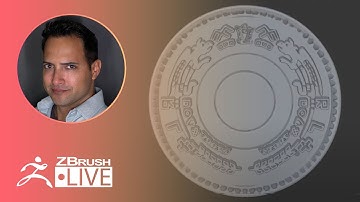 3D Model a Shield in ZBrush #withme ! LionArts: Daniel Enrique De León - ZBrush 2020