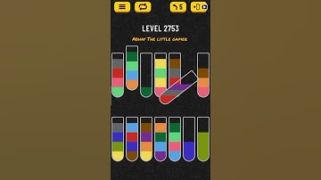 Water sort puzzle level 2753