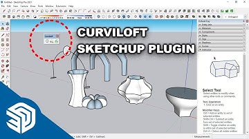 SketchUp 2021 | How to use Curviloft Plugin