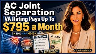 AC Joint Separation VA Rating Pays Up To $795 a Month