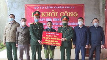 Lễ khởi công xây nhà tình nghĩa cho hội viên CCB tại thôn Đông Hà, xã Lâm Hợp