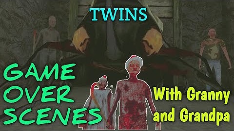 The Twins game over scenes with Granny And Grandpa As Guests