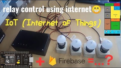 Kontrol Relay dan Monitoring Suhu Nodemcu | NodeMCU Firebase
