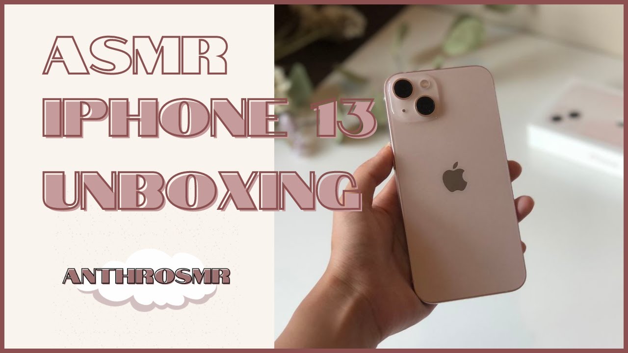 ASMR Geluiden met de Nieuwe iPhone 13 I Nederlandse ASMR I Unboxing Triggers