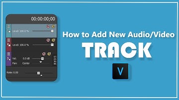 How to add Audio/Video Track in Sony Vegas Pro | All Versions