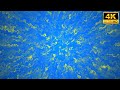 Abstract Blue &amp; Yellow Liquid Motion Background | 1 Minute 4K Ultra HD Animated Background