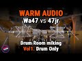 Room Mic Series Vol 1. [ WA47 VS Wa47jr ] /Drum Only/ 드럼 룸 마이크리뷰 / 재즈드럼  / Jazz Drum Room Mic Review