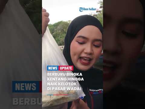 Berburu Bingka Kentang hingga Naik Kelotok di Pasar Wadai
