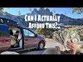 Is VanLife Expensive?! | How much my first month cost living on the road. (Plus NM campground tour.)