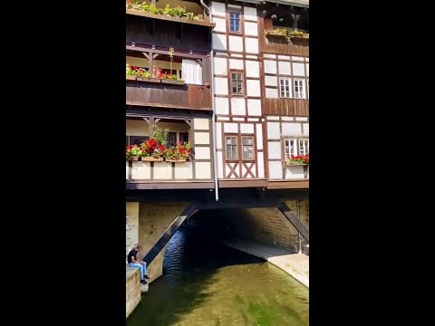 The Merchant's Bridge in Erfurt, Thuringia