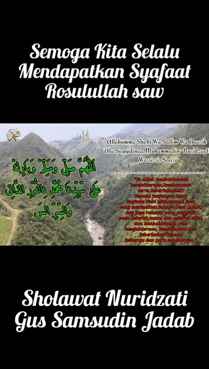 Sholawat Nuridzati, Sholawat Gus Samsudin Jadab #berbagi #gussamsudin #sholawatnuridzati