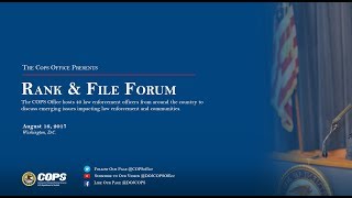 COPS Forum: Rank and File