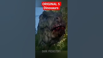 The Original 5 Dinosaurs of Jurassic Park #jurassicworld #dinosaur #shorts