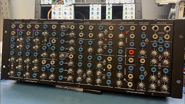 Tri-Core Oscillator Sync drone - Low-gain Electronics | 4U Serge Modular 