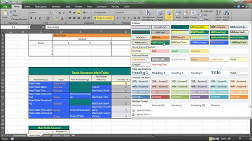 Automatically Creating Tables in Excel - General Excel Applications Video 11