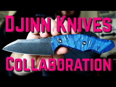DJINN KNIVES AKURRA COLLABORATION - Custom Scales!!!  