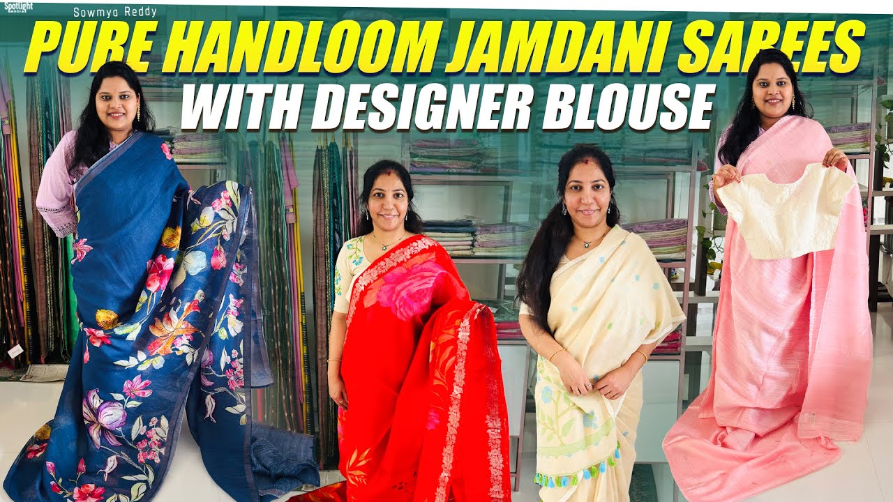 Timeless Elegance: Pure Handloom Jamdani Sarees Collection