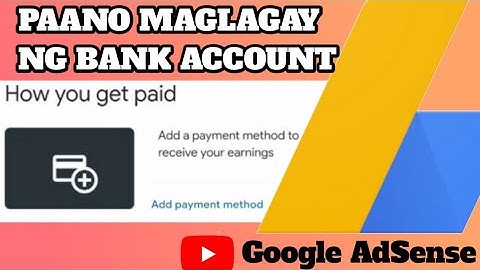 HOW TO ADD PAYMENT METHOD|BANK ACCOUNT DETAILS IN GOOGLE ADSENSE LeenMaltes