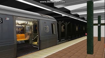 OpenBVE: Brooklyn bound R68 D train depating 125th Street.