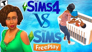 IS FREEPLAY BETTER THAN SIMS 4? SIMS 4 VS SIMS FREEPLAY COMPARED