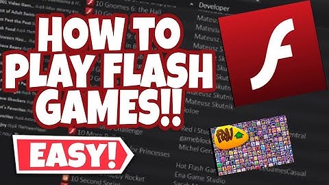 How To Play FLASH GAMES in 2022!! (flashpoint) *easy*