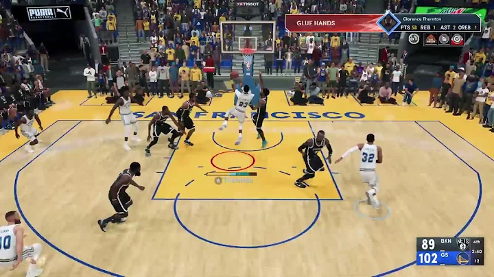 Warriors vz Nets  NBA 2k22 PS5