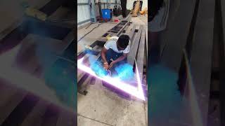 today Arc welding work 👍 best welding work 💯|#weldingworks #arcwelding #marathi